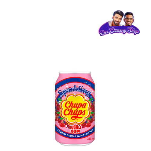 Chupa Chups Sparkling Cherry Bubble Gum 345ml