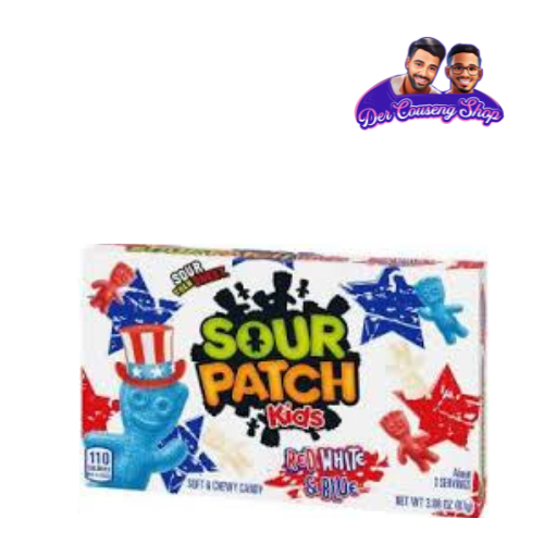 Sour Patch Kids Red White & Blue Theater Box 99g